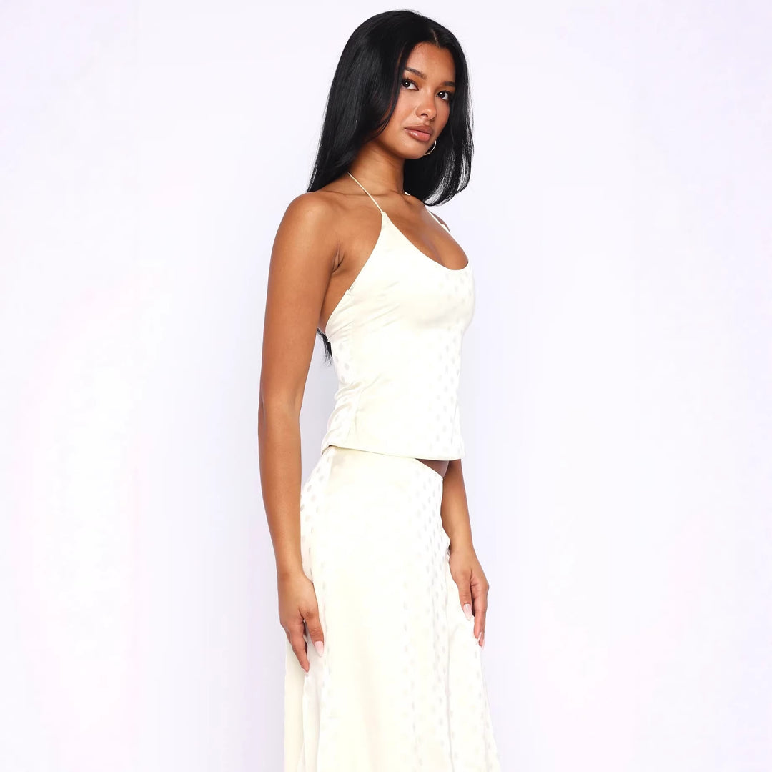 Ladies romantic top with off-shoulder design StylebySassy