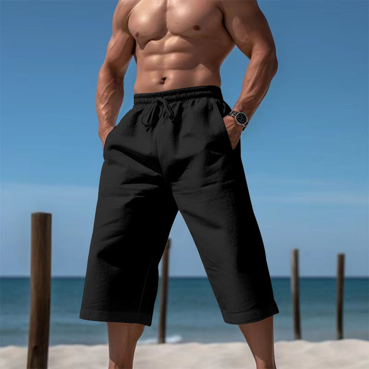 Men's urban summer bermuda in a clear cut with comfort waistband StylebySassy