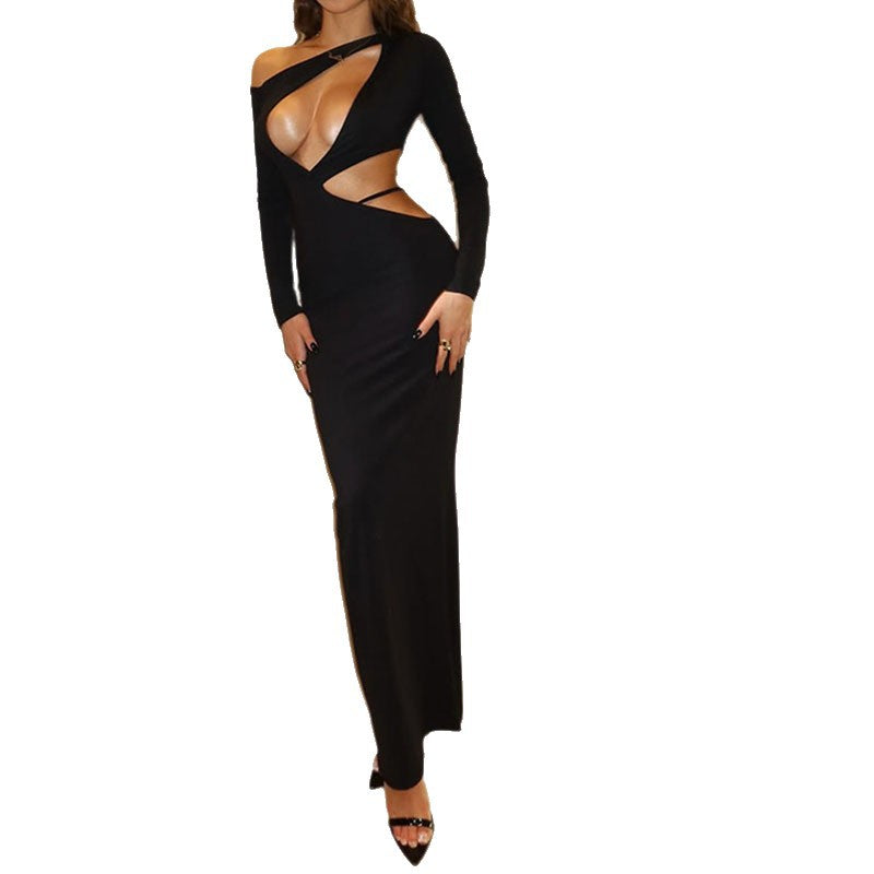 Ladies Figure-hugging Cut-Out Maxi Dress StylebySassy