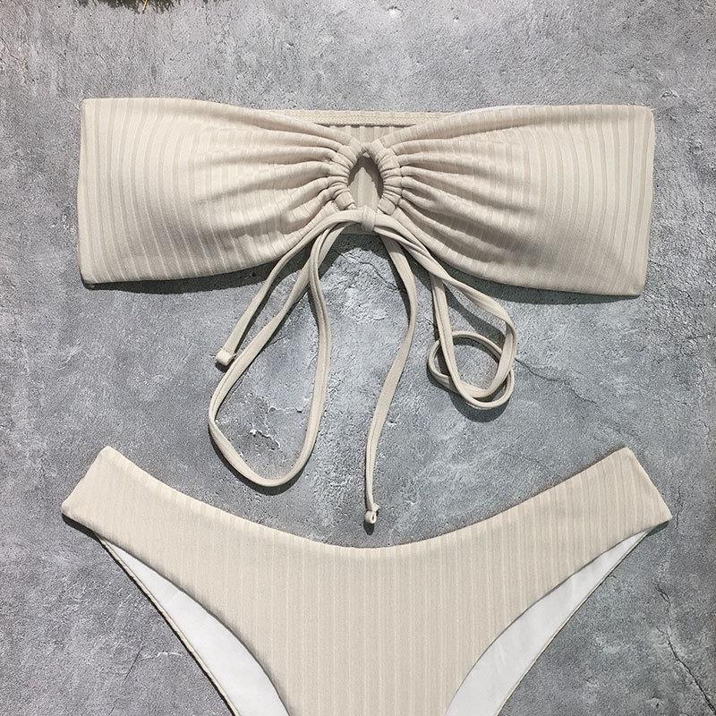 Ladies Bandeau Bikini with Wrap Skirt StylebySassy