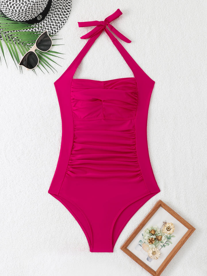Women's One-Piece Swimsuit with Elegant Ruffle Design StylebySassy