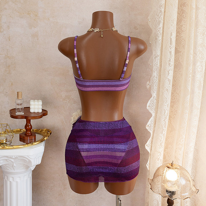 Ladies Bandeau Bikini with sophisticated wrap skirt StylebySassy