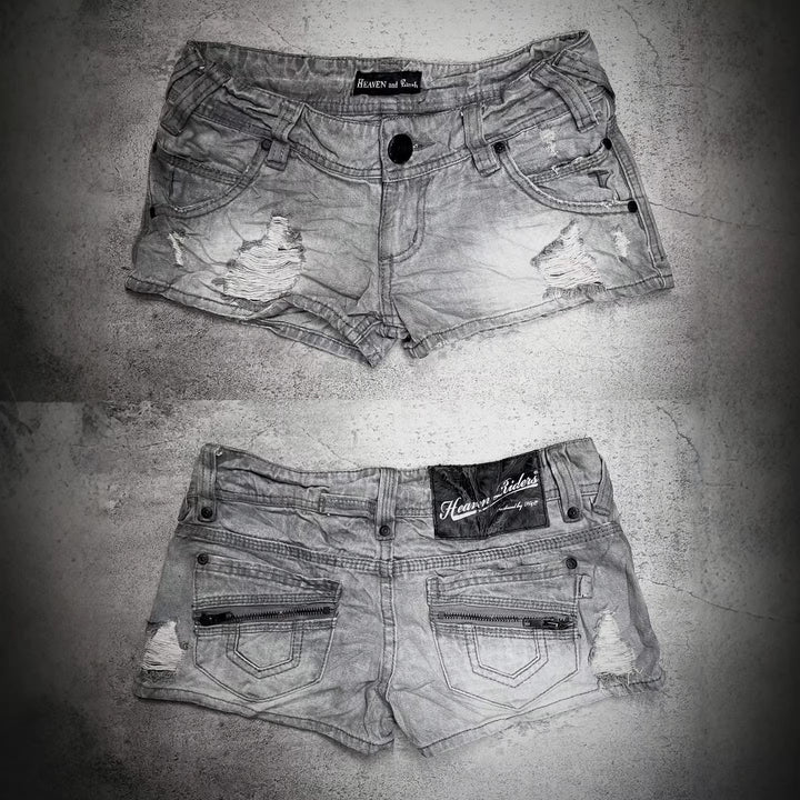 Ladies trendy Jeans Shorts with distressed details StylebySassy