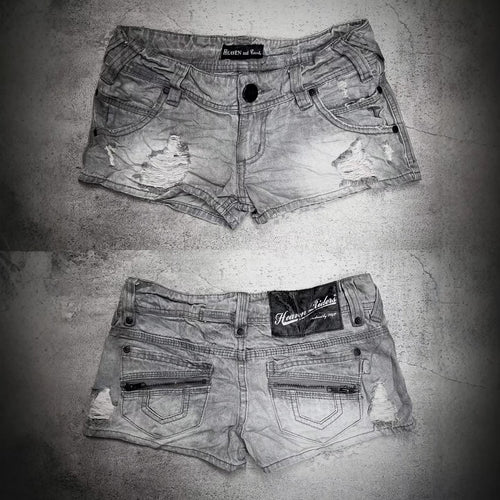 Ladies trendy Jeans Shorts with distressed details StylebySassy