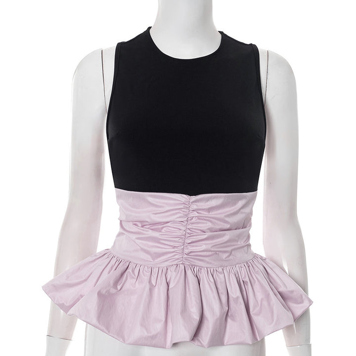 Women's Trendy Ruffle Top with Shaping Design StylebySassy