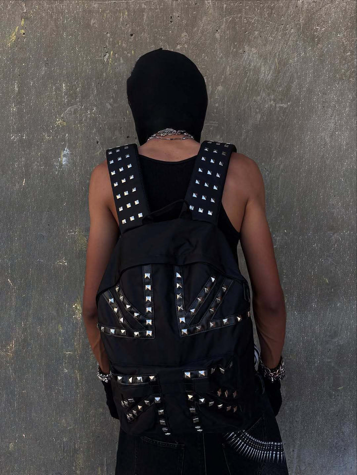 Women Stylish Backpack with Stud Design StylebySassy