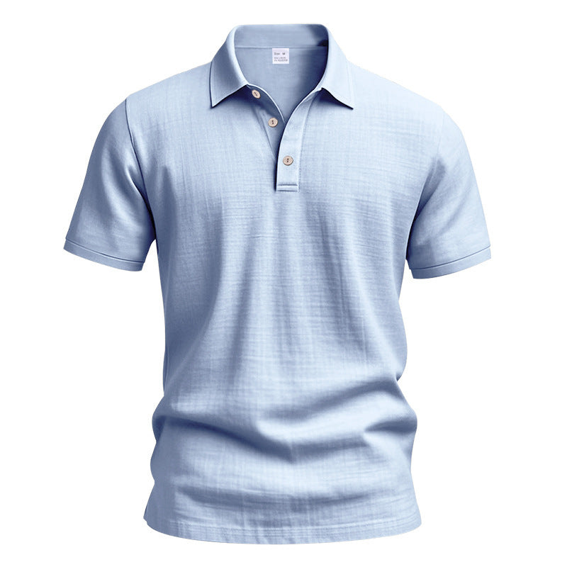 Men's nano lightweight structured polo with kent collar and concealed button placket StylebySassy