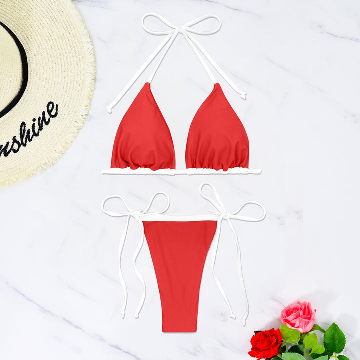 Women's triangle bikini with adjustable ties StylebySassy