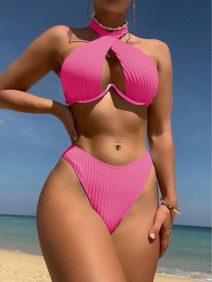 Women’s Designer Bikini with Crossed Top StylebySassy