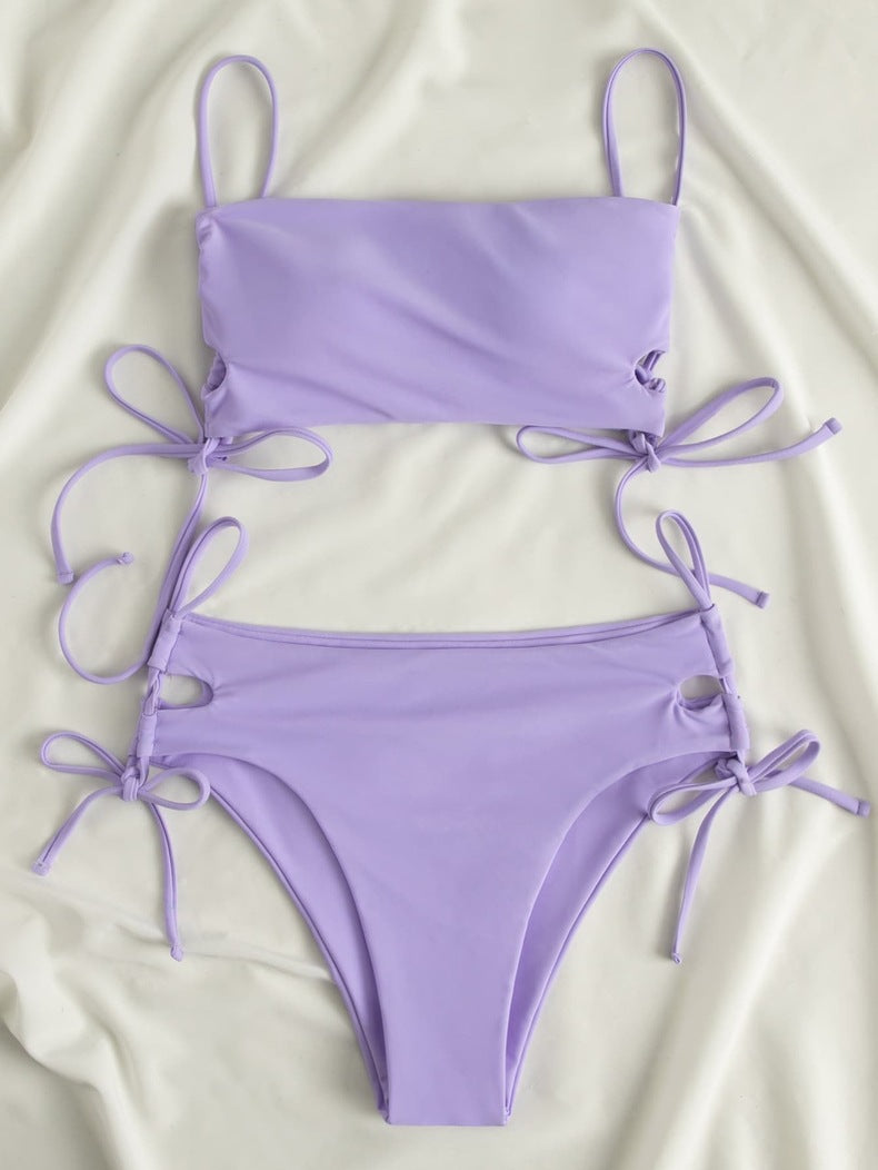 Women Crop-Top Bikini with adjustable straps StylebySassy