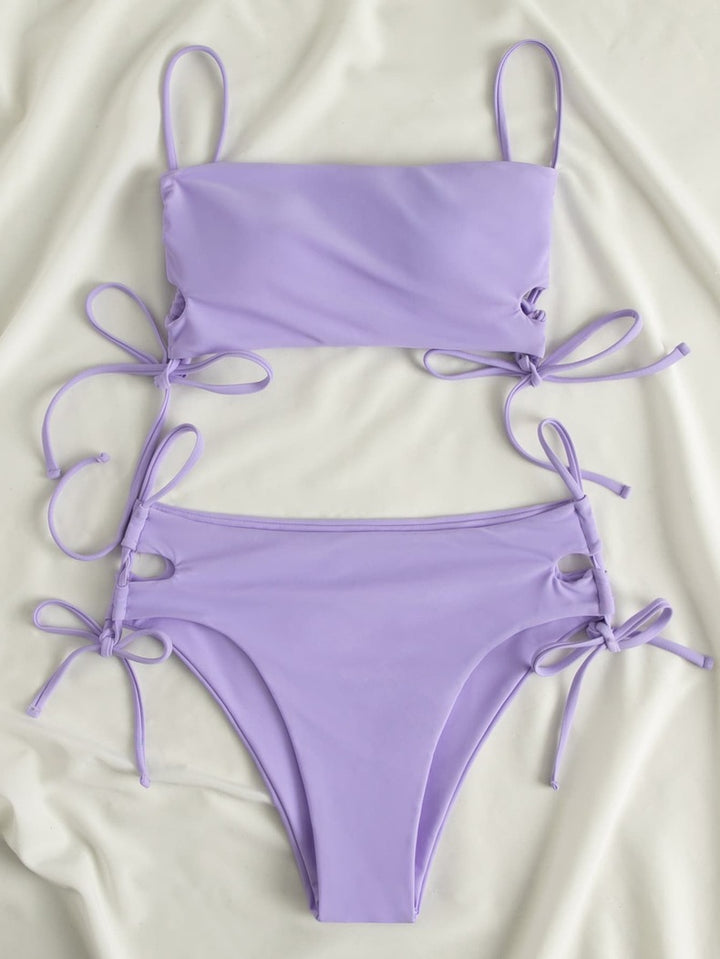 Women Crop-Top Bikini with adjustable straps StylebySassy