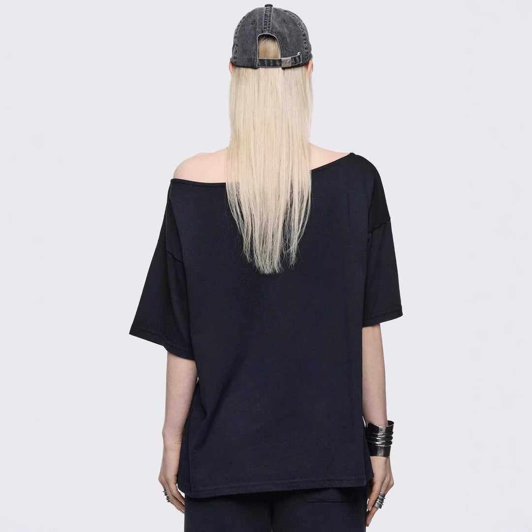 Women's Oversized T-Shirt with Creative Graphic Design StylebySassy
