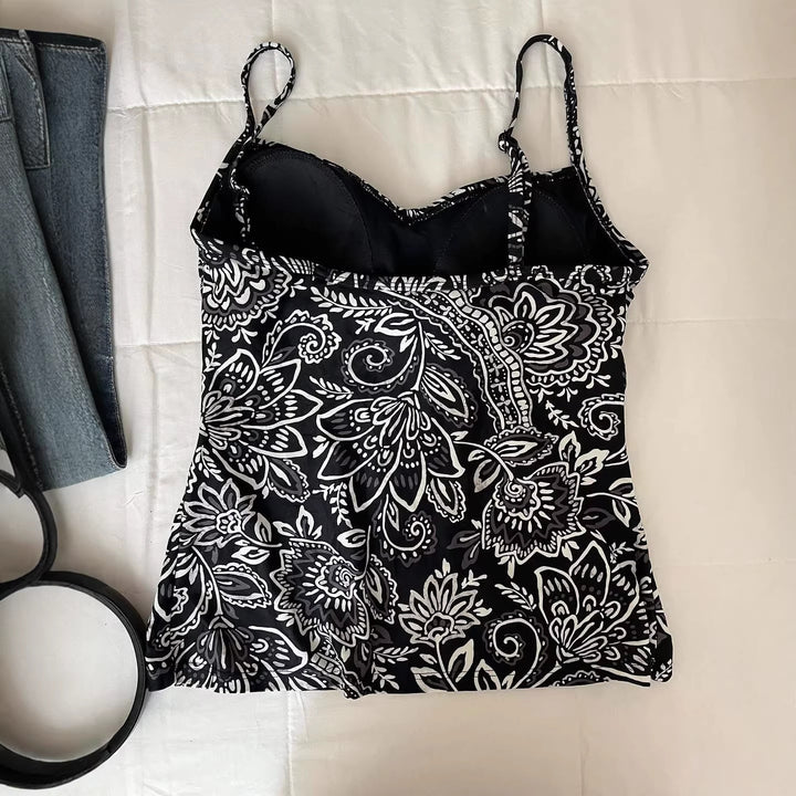 Women's Blouse Top with Floral Patterns StylebySassy