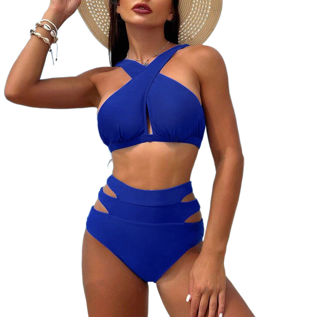 Women's High-Cut Bikini with Stylish Cut-Outs StylebySassy