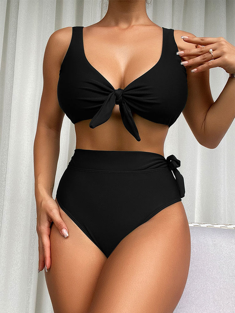 Women High-Cut Bikini with Adjustable Knot StylebySassy