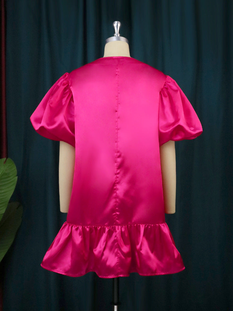Women's Puff Sleeve Dress StylebySassy