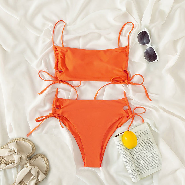 Women Crop-Top Bikini with adjustable straps StylebySassy