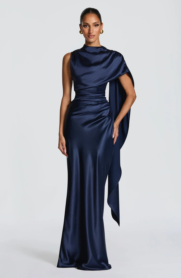 Women Long Sleeve Evening Dress StylebySassy