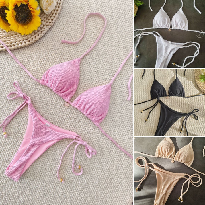 Women Triangle Bikini with refined details StylebySassy