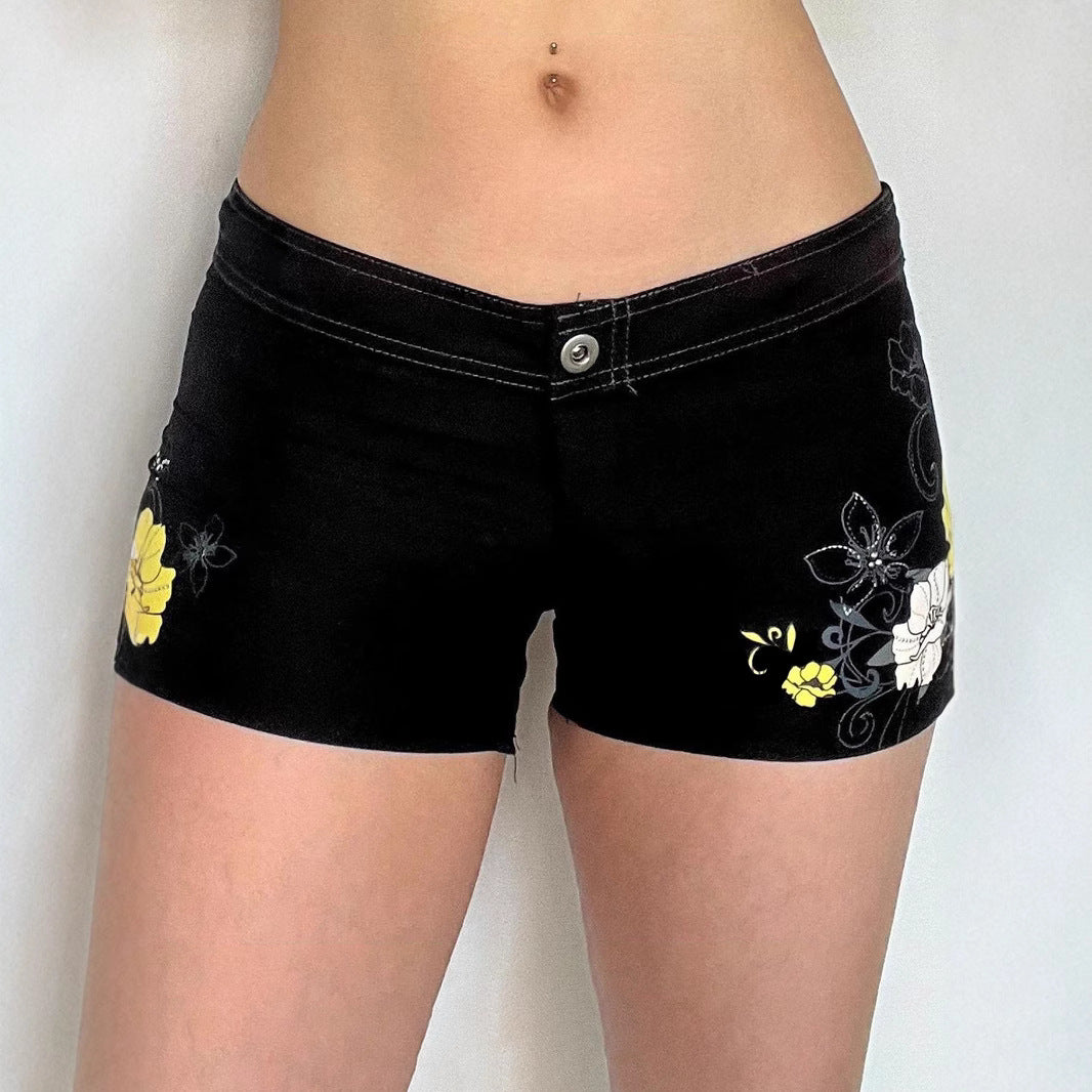Ladies Funny Flower Shorts StylebySassy