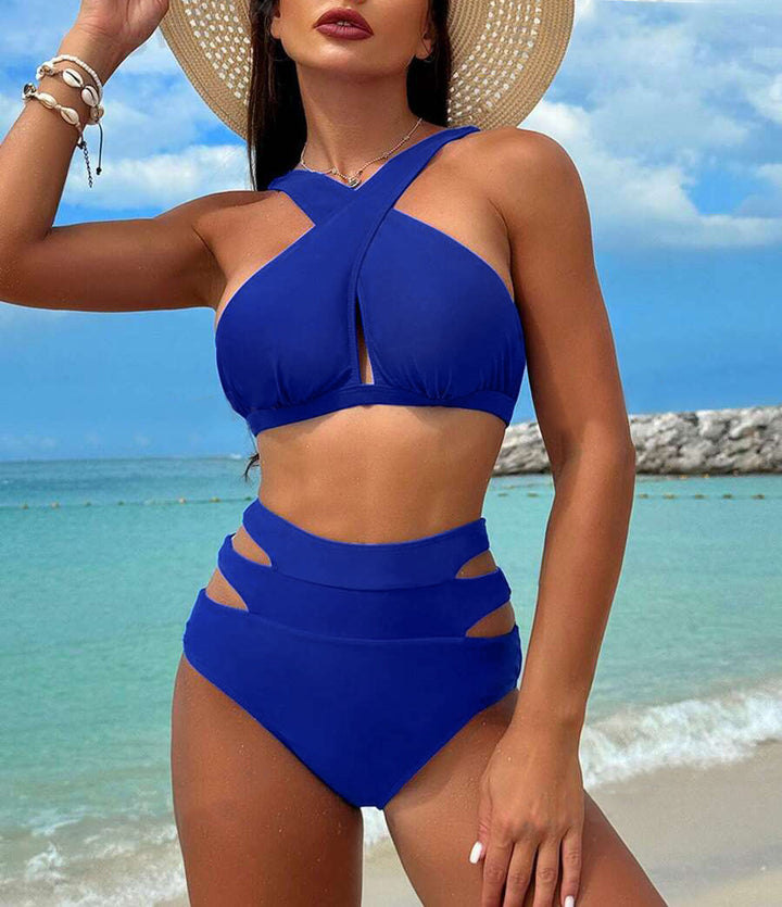 Women's High-Cut Bikini with Stylish Cut-Outs StylebySassy