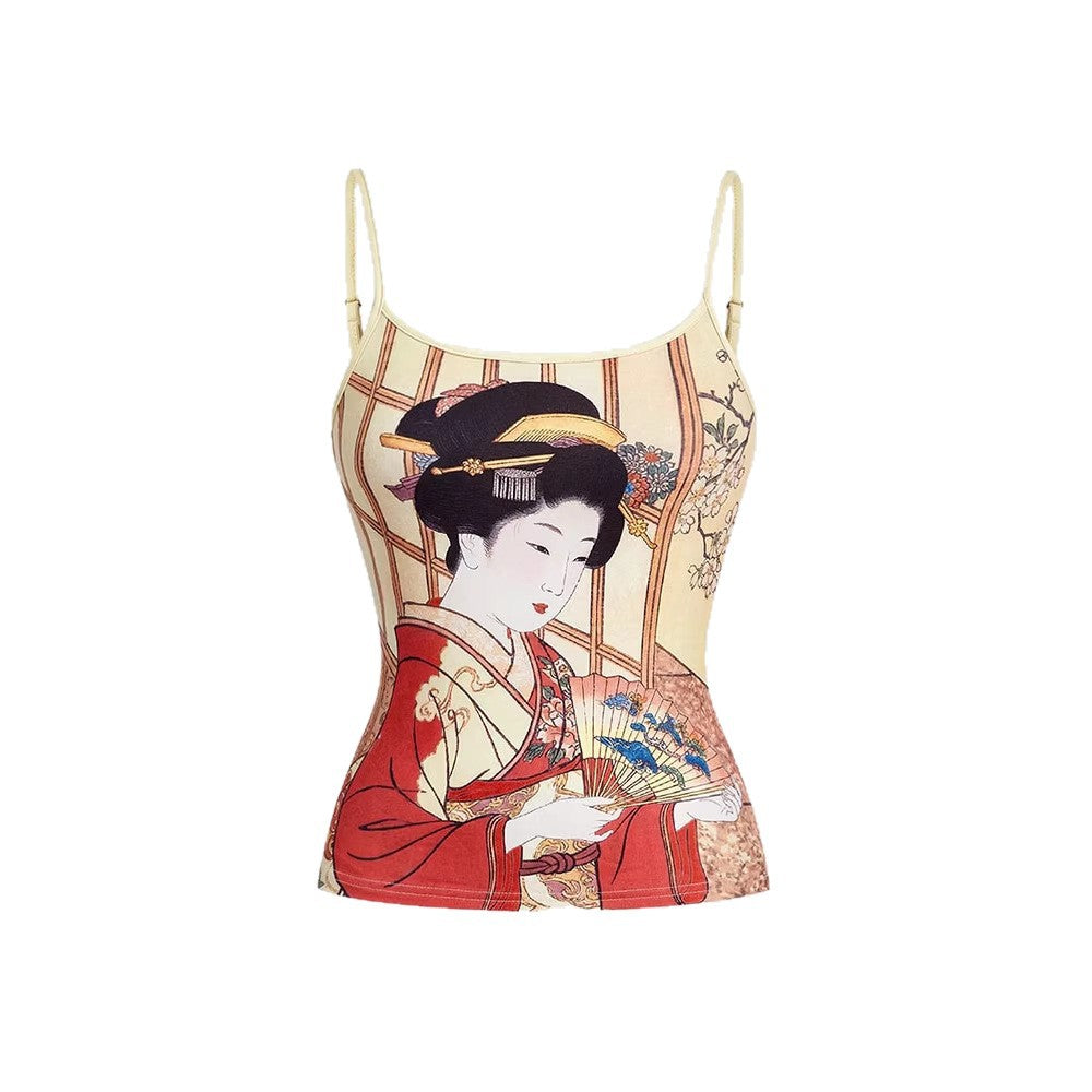 Women Durable Top with cultural Artwork StylebySassy