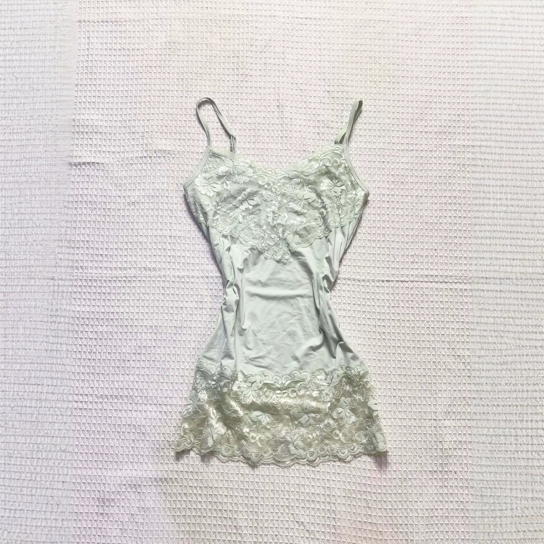 Women's Lace Cami Top with Flowing Cut StylebySassy