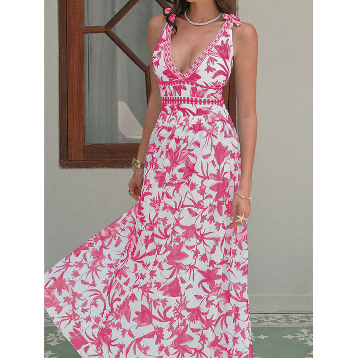 Women's swimsuit with floral design and matching skirt StylebySassy