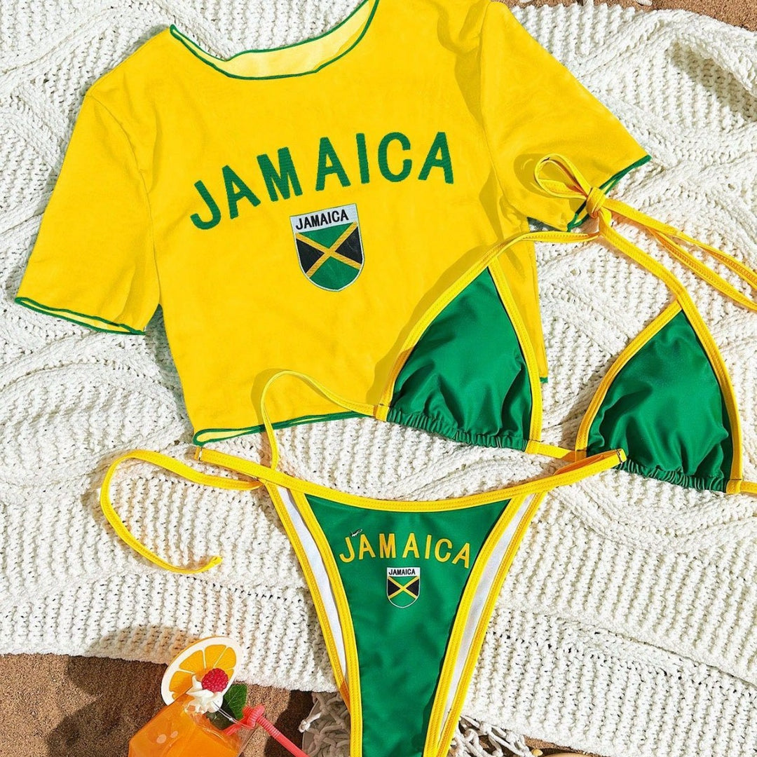 Women's Sporty Bikini with Transparent Top StylebySassy