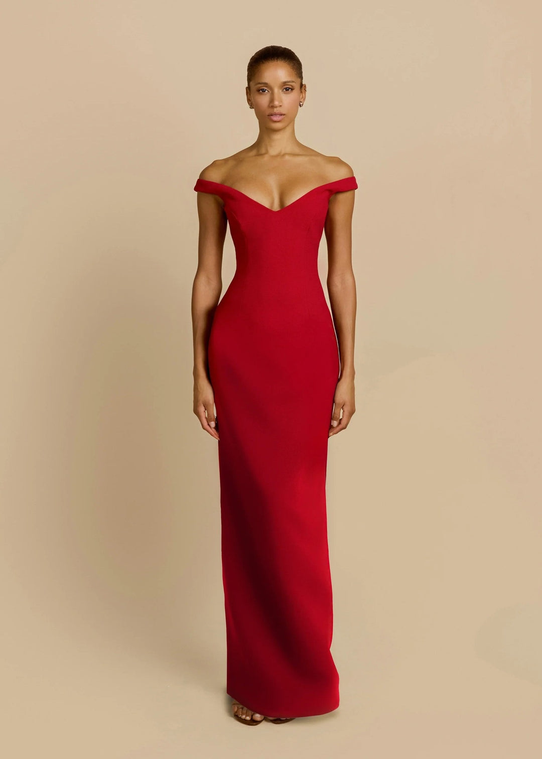 Women's Simple Off-Shoulder Maxi Dress StylebySassy