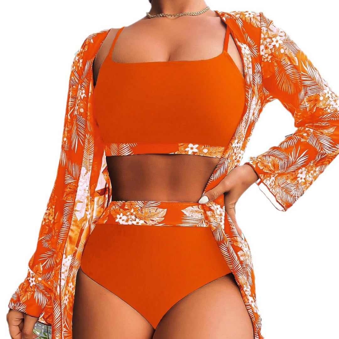 Ladies Refined Bikini Set with Transparent Wrap StylebySassy