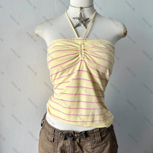 Women's Striped Bandeau Top StylebySassy