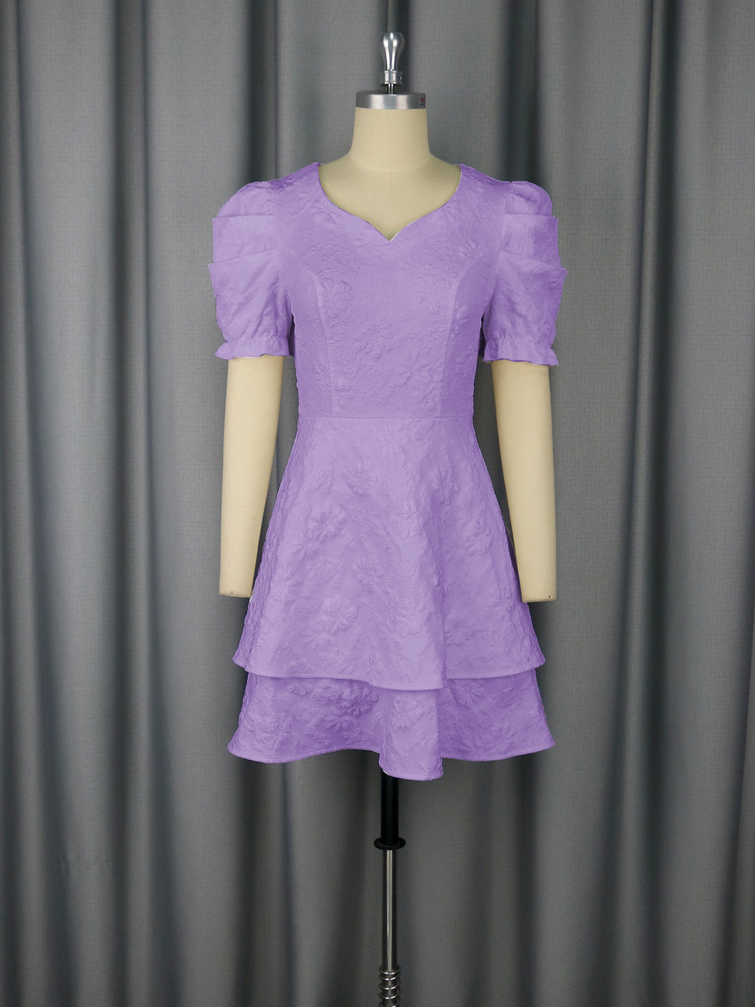 Women's romantic short sleeve dress with tiered skirt StylebySassy