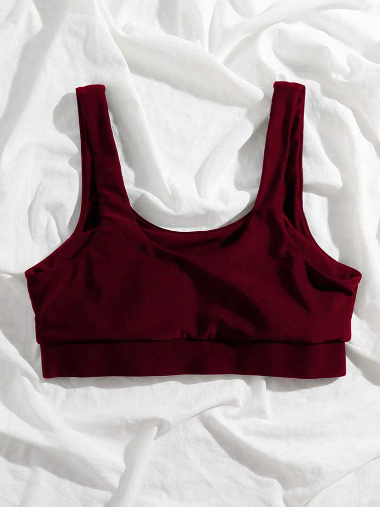 Women's leisure bikini top with wide straps StylebySassy