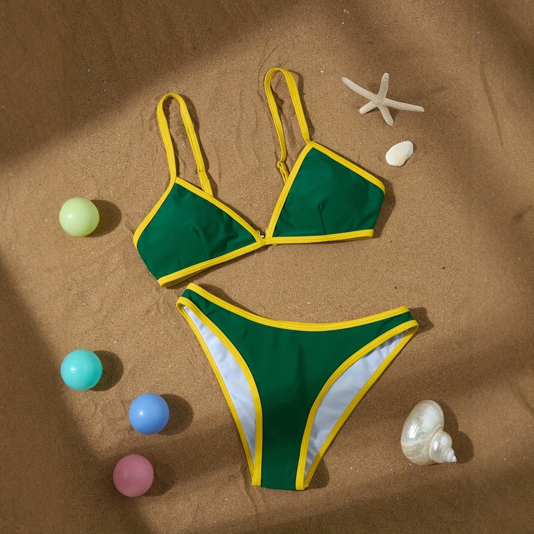 Women Triangle Bikini with Adjustable Straps StylebySassy