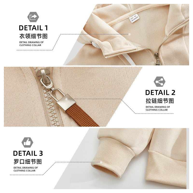 Men's nano sweat half-zip with textured interior, adjustable hood and wide ribbed hem StylebySassy