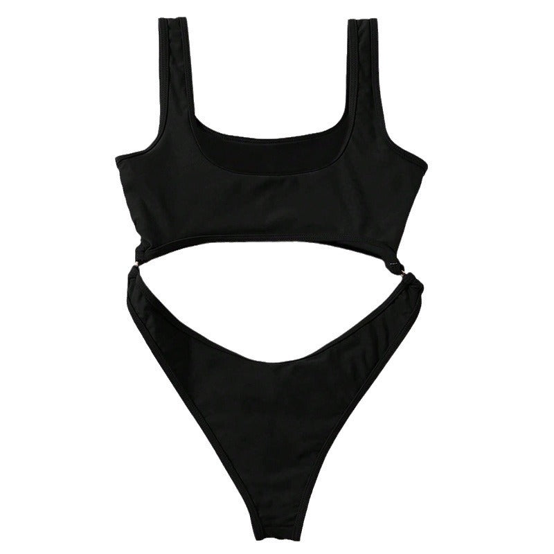Women’s One-Piece Swimsuit with Innovative Cut-Out Design StylebySassy