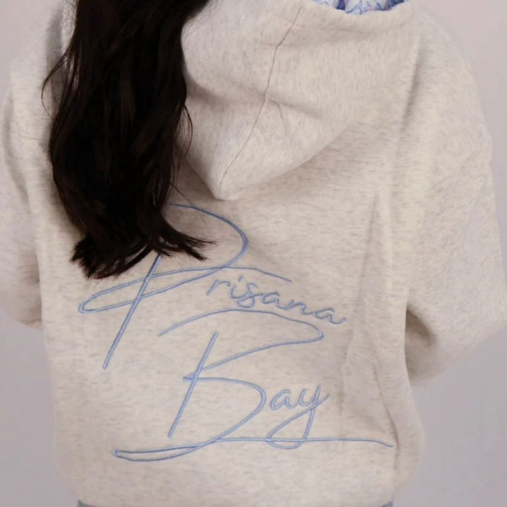 Women nan Oversize hoodie with star appliqués and lined hood StylebySassy
