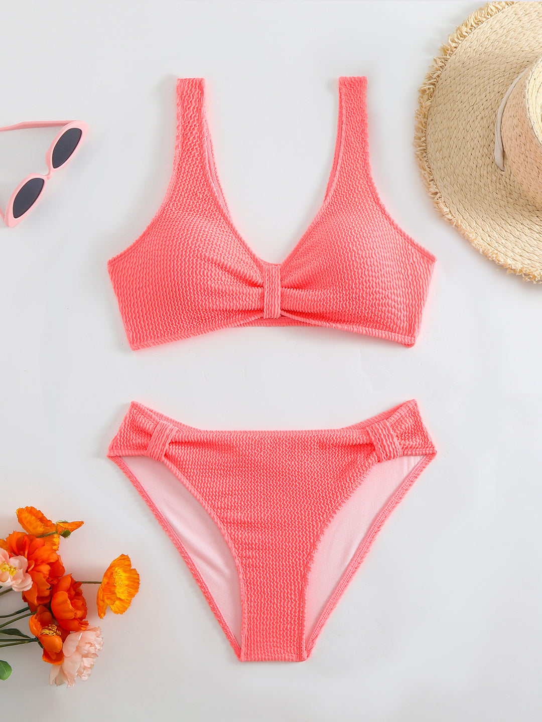 Women's Structured Bikini with Stylish Knot Detail StylebySassy