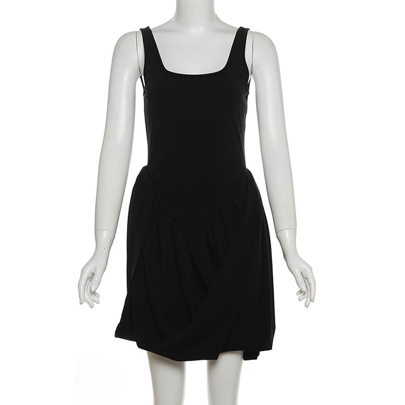Women's stylish swimsuit set with draped skirt StylebySassy