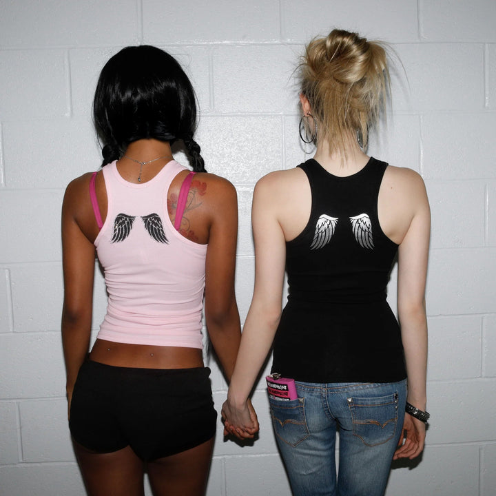 Women's Sporty Muscle Shirt with Graphic Print StylebySassy