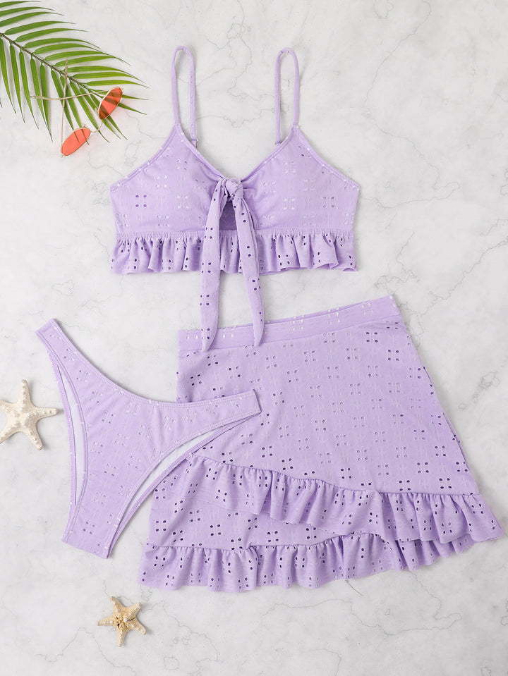 Women's Bikini Set with Ruffle Details StylebySassy