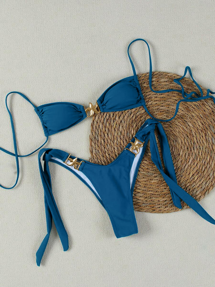 Women's Bikini Set with Elegant Buckles StylebySassy