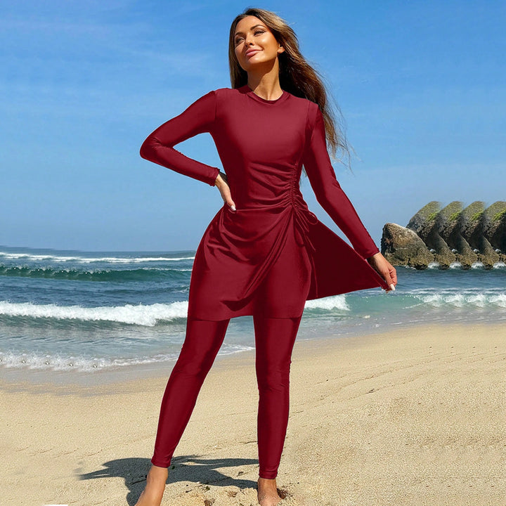 Women's sporty swimwear set with fashionable cut StylebySassy
