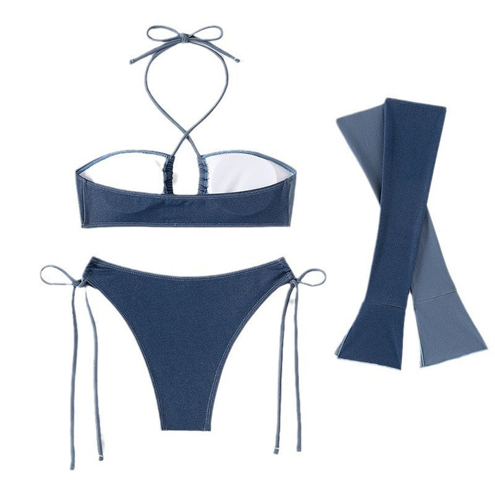 Women's bikini set with innovative arm design and adjustable ties StylebySassy