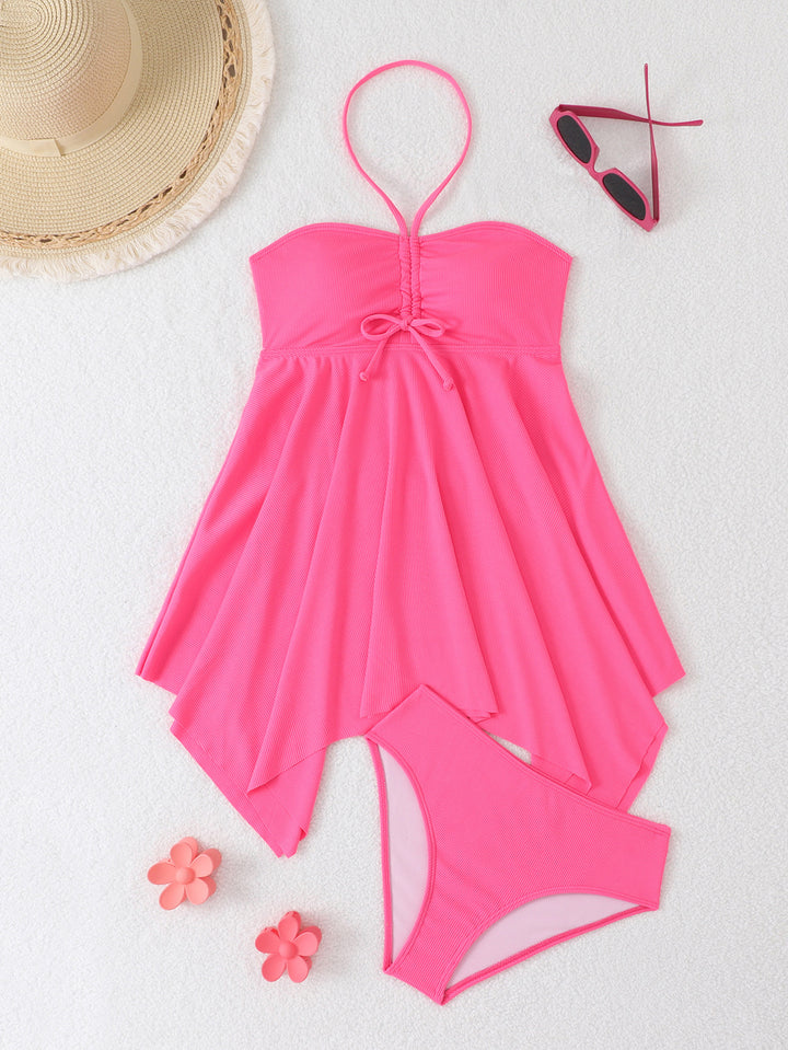 Women's tankini with casual top and stylish skirt StylebySassy
