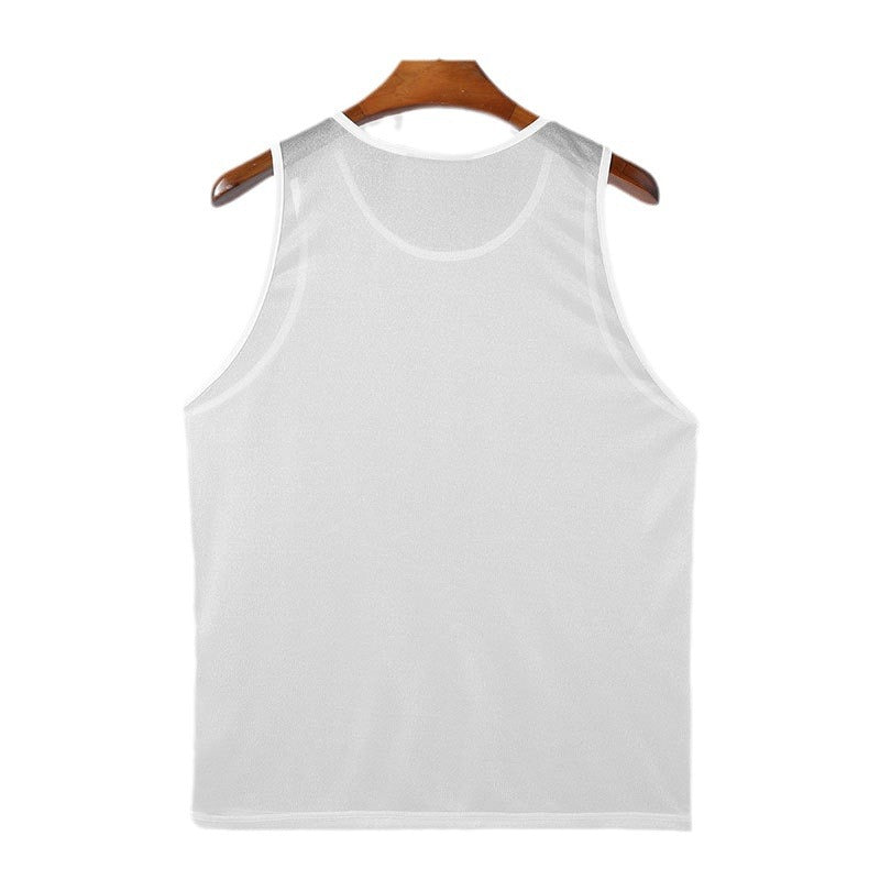 Men's breathable sleeveless functional shirt with moisture-wicking microfiber StylebySassy