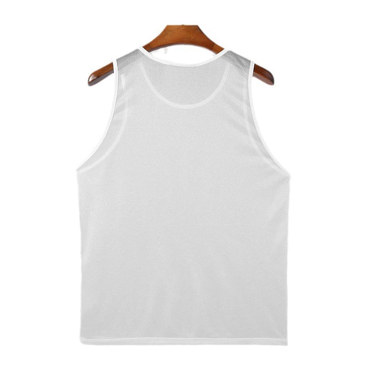 Men's breathable sleeveless functional shirt with moisture-wicking microfiber StylebySassy