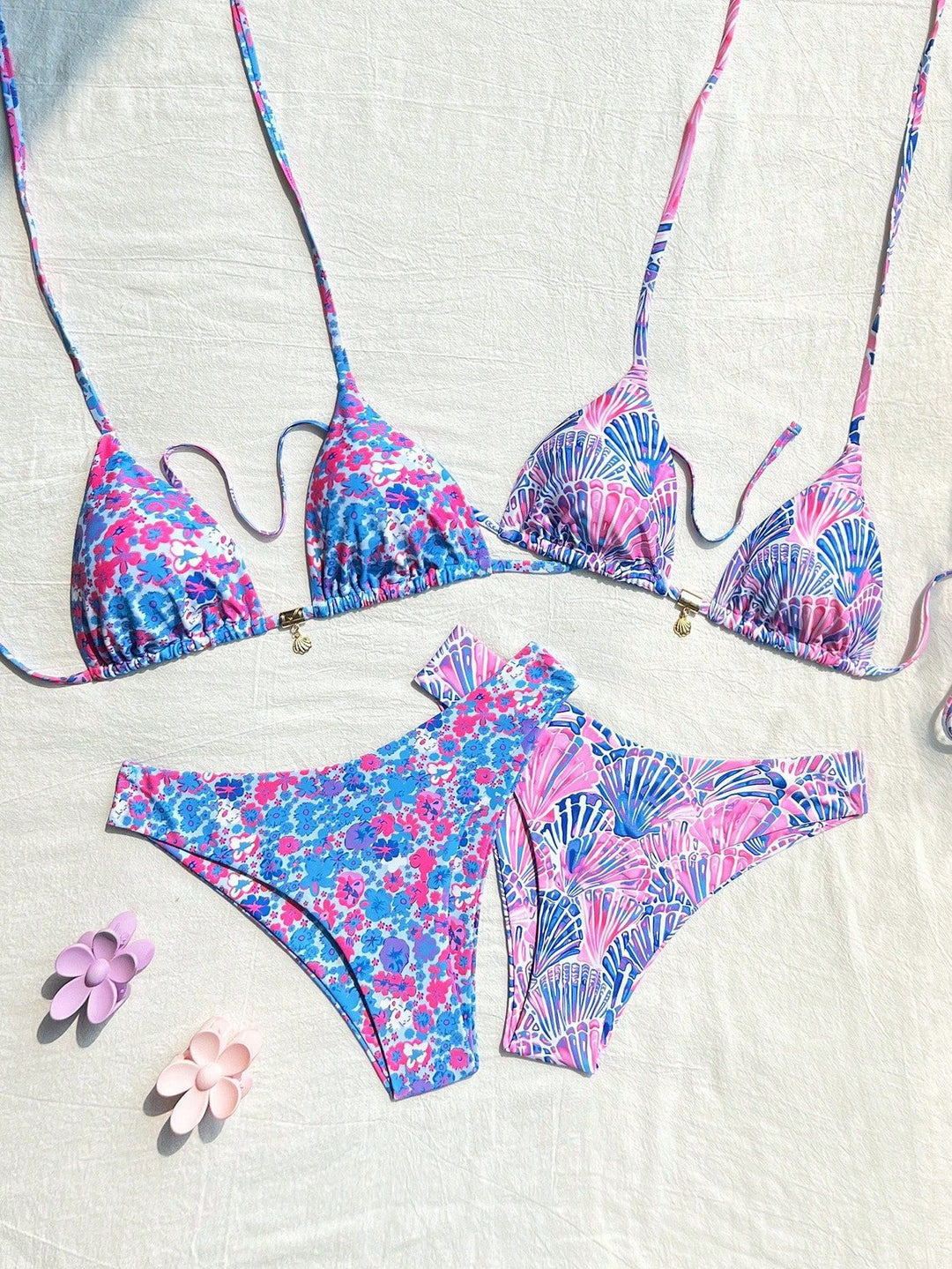 Women's bikini set with trendy patterns StylebySassy