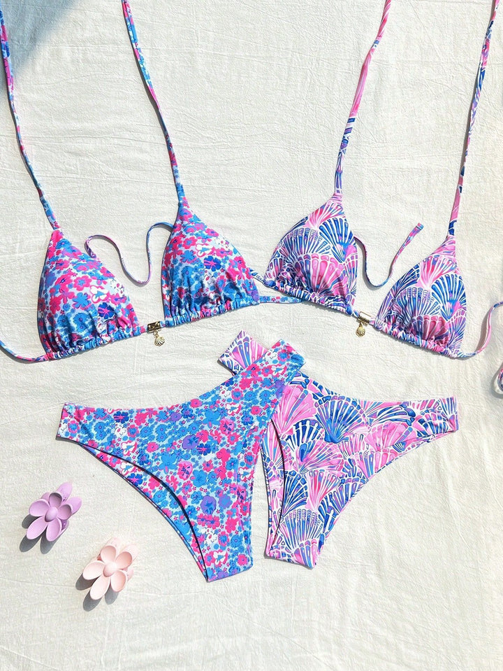 Women's bikini set with trendy patterns StylebySassy